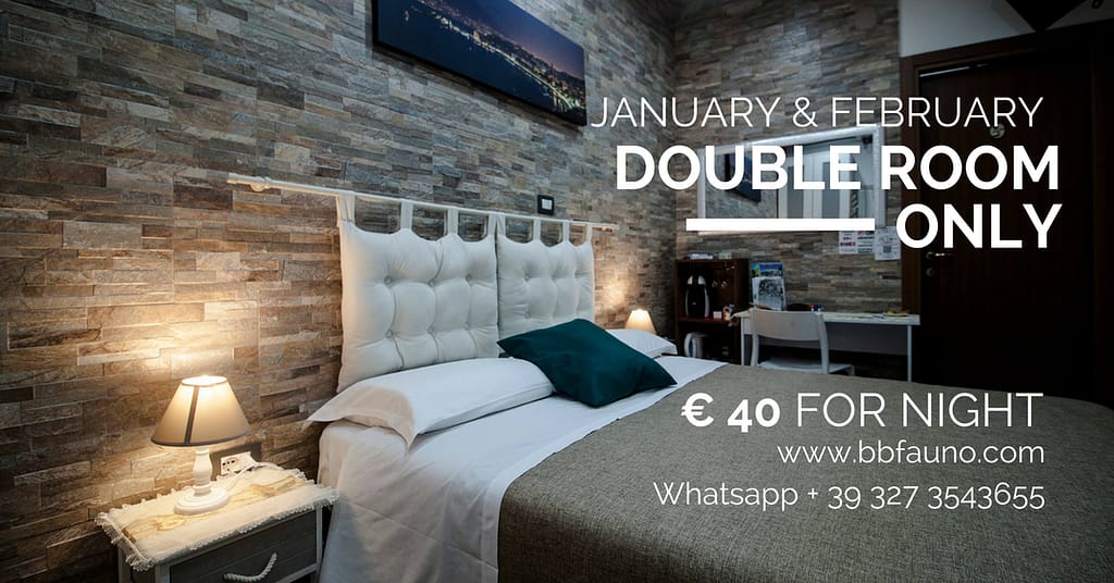 Pompeii double room 40 euro