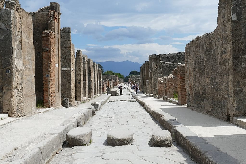 Archaeological sites Pompeii